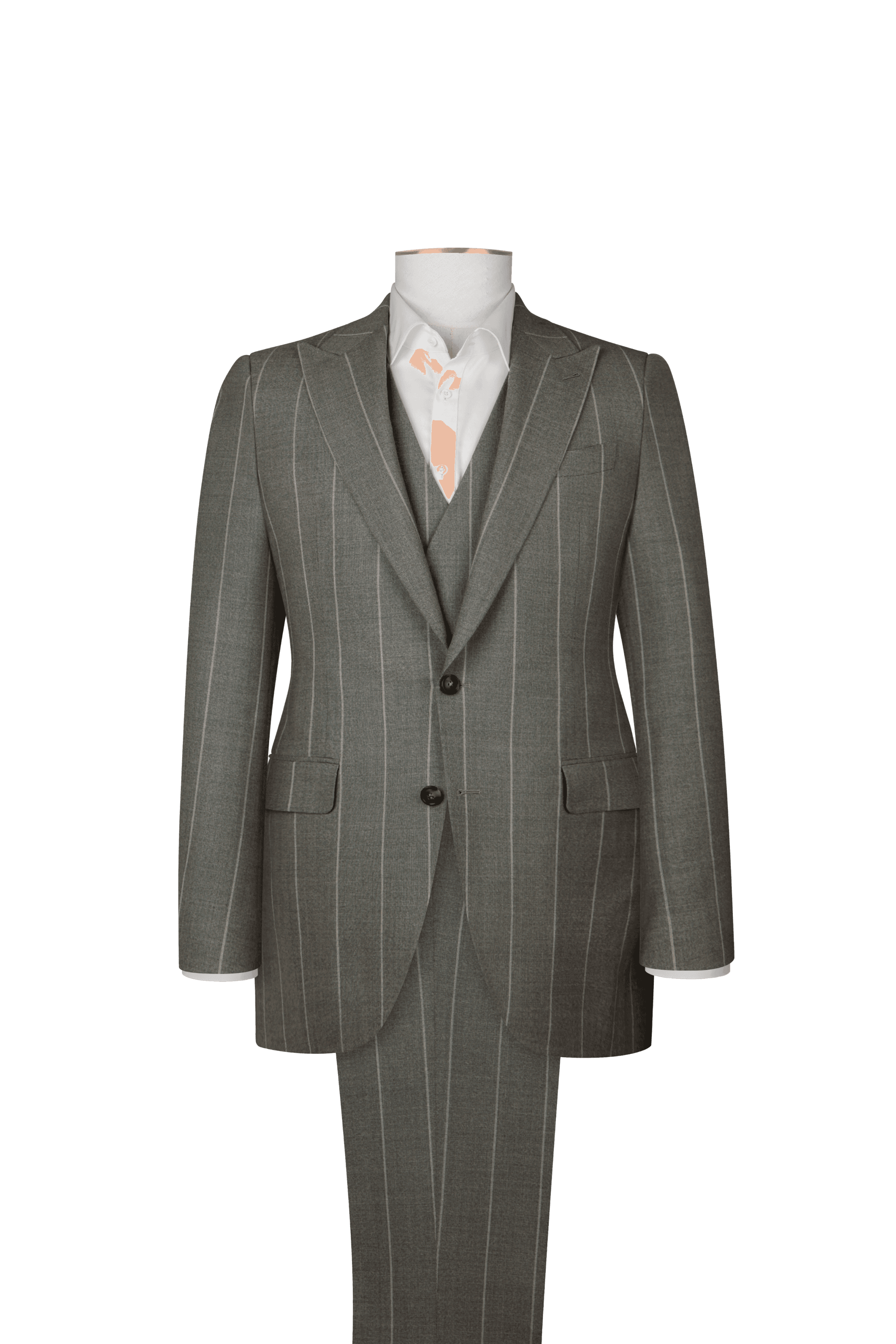 Green Pinstripe Suit