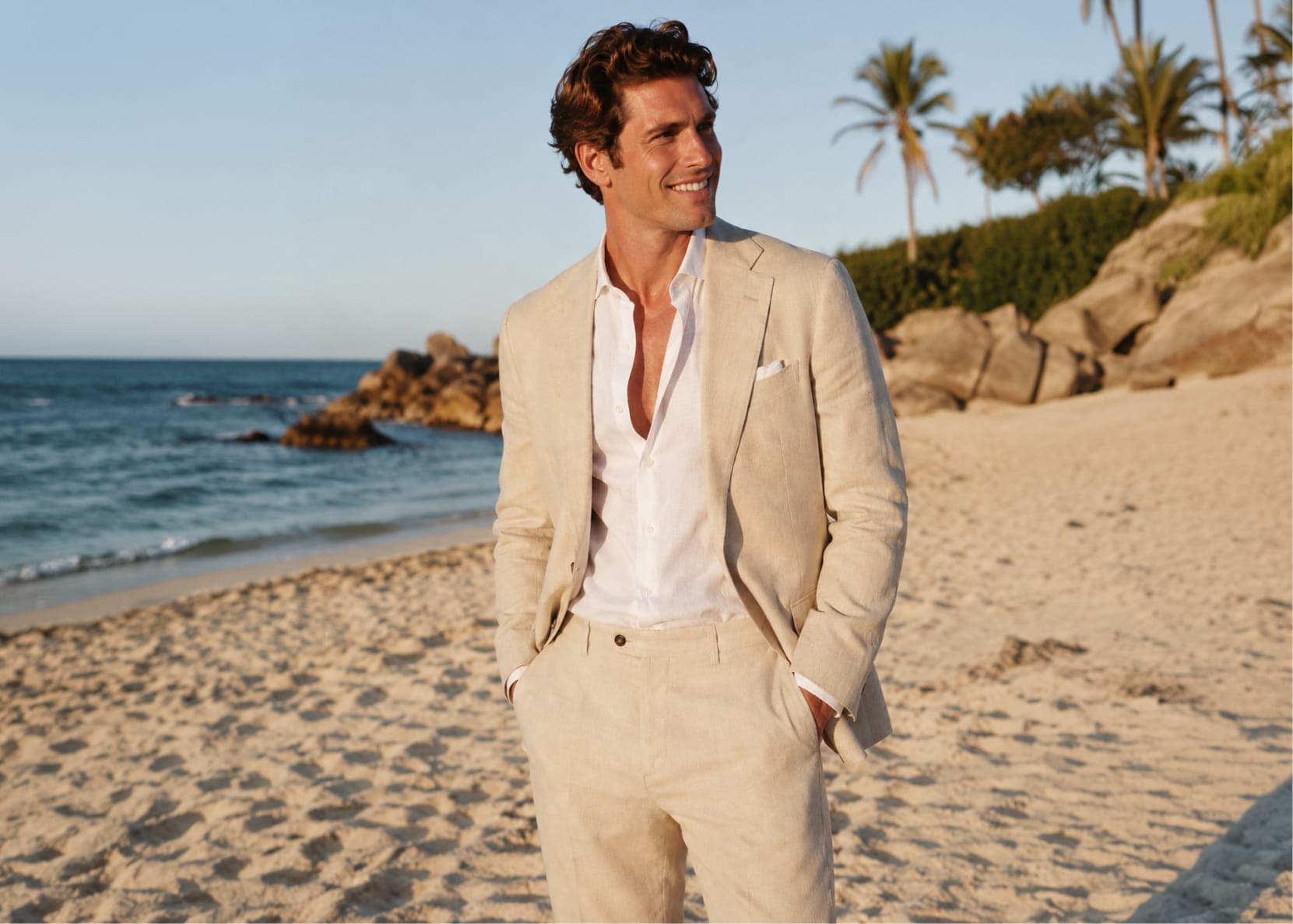Coastal wedding style